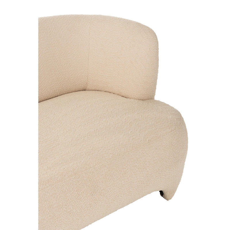 Eetkamerstoel Wit Stof 82 cm 82x193x71 cm-Eetkamerstoelen-J-Line