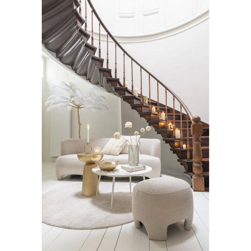 Eetkamerstoel Wit Stof 82 cm 82x193x71 cm-Eetkamerstoelen-J-Line