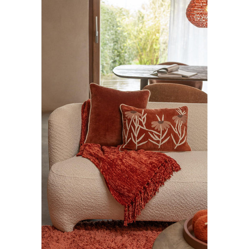 Eetkamerstoel Wit Stof 82 cm 82x193x71 cm-Eetkamerstoelen-J-Line