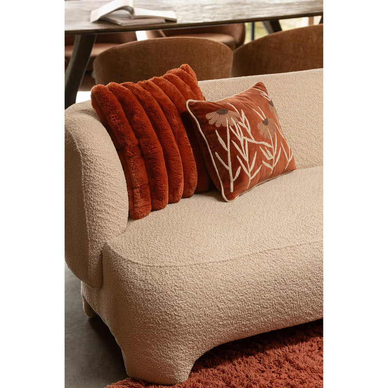 Eetkamerstoel Wit Stof 82 cm 82x193x71 cm-Eetkamerstoelen-J-Line