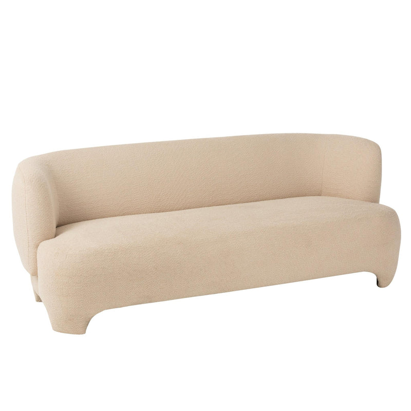 Eetkamerstoel Wit Stof 82 cm 82x193x71 cm-Eetkamerstoelen-J-Line