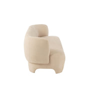 Eetkamerstoel Wit Stof 82 cm 82x193x71 cm-Eetkamerstoelen-J-Line