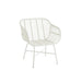 Eetkamerstoel Wit ijzer 67 cm 67x68x87.5 cm-Eetkamerstoelen-J-Line