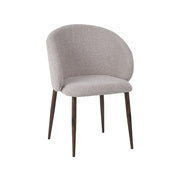 Eetkamerstoel Yuki Naturel Royal Boucle Walnoot Houten-Eetkamerstoelen-LABEL51