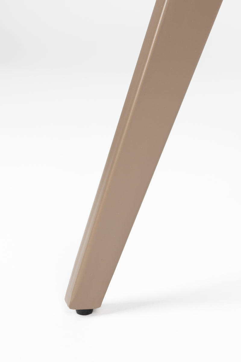 Eetkamerstoel Yves Polyester Wit 59.5x52.5 cm-Eetkamerstoelen-Creating Home