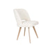 Eetkamerstoel Yves Polyester Wit 59.5x52.5 cm-Eetkamerstoelen-Creating Home