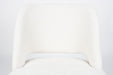 Eetkamerstoel Yves Polyester Wit 59.5x52.5 cm-Fauteuils-Creating Home