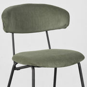 Eetkamerstoel Zack Forest Ribcord 53x59x79 cm-Eetkamerstoelen-LABEL51
