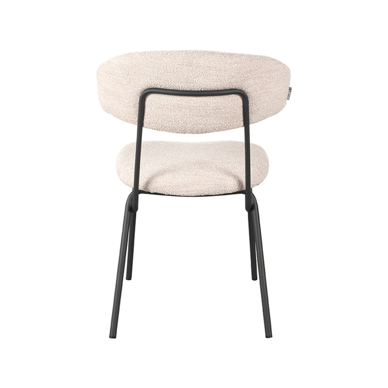 Eetkamerstoel Zack Naturel Boucle 53x59x79 cm-Eetkamerstoelen-LABEL51