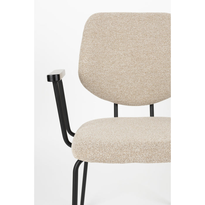 Eetkamerstoel Zelo Beige-Eetkamerstoelen-Creating Home