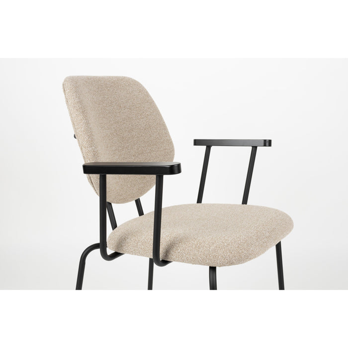 Eetkamerstoel Zelo Beige-Eetkamerstoelen-Creating Home