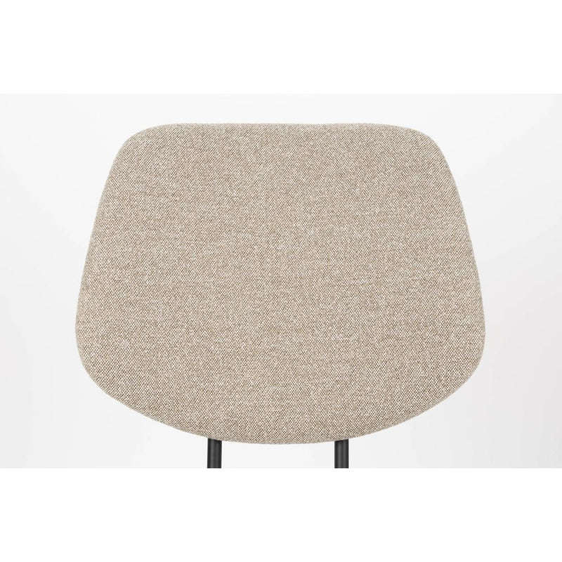 Eetkamerstoel Zelo Polyester Beige 58.5x46 cm-Eetkamerstoelen-Creating Home
