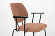 Eetkamerstoel Zelo Polyester Roze 59x60 cm-Eetkamerstoelen-Creating Home