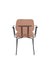 Eetkamerstoel Zelo Polyester Roze 59x60 cm-Eetkamerstoelen-Creating Home