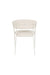 Eetkamerstoel Zeri Off Polyester Wit 51.5x59.5 cm-Eetkamerstoelen-Creating Home