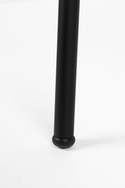 Eetkamerstoel Zeri Polyester Zwart 51.5x59.5 cm-Eetkamerstoelen-Creating Home