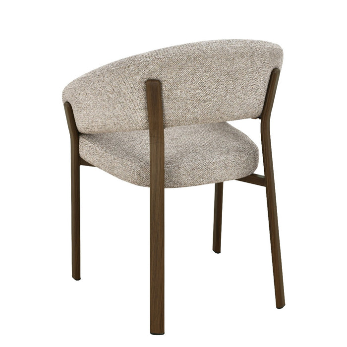 Eetkamerstoel Zhora Stof Beige/Bruin