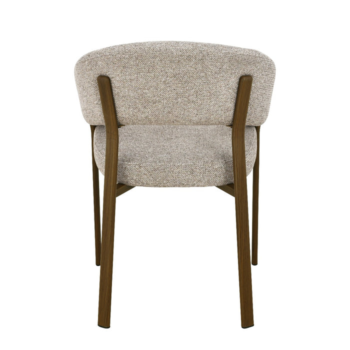 Eetkamerstoel Zhora Stof Beige/Bruin