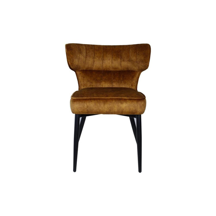 Eetkamerstoel Zinno Polyester Bruin-Eetkamerstoelen-PTMD