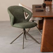 Eetkamerstoel Zurich Forest Royal Boucle Forest Metalen-Eetkamerstoelen-LABEL51