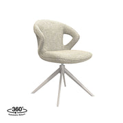 Eetkamerstoel Zurich Naturel Royal Boucle Taupe Metalen-Eetkamerstoelen-LABEL51