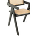 Eetkamerstoel Zwart Ash hout 59 cm-Eetkamerstoelen-J-Line