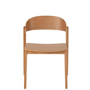 Eetkamerstoel Zwart Eiken hout 52 cm 51.8x56.7x75.7 cm-Eetkamerstoelen-J-Line