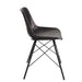 Eetkamerstoel Zwart Ijzer 49 cm-Eetkamerstoelen-J-Line