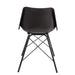 Eetkamerstoel Zwart Ijzer 49 cm-Eetkamerstoelen-J-Line