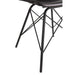 Eetkamerstoel Zwart Ijzer 49 cm-Eetkamerstoelen-J-Line