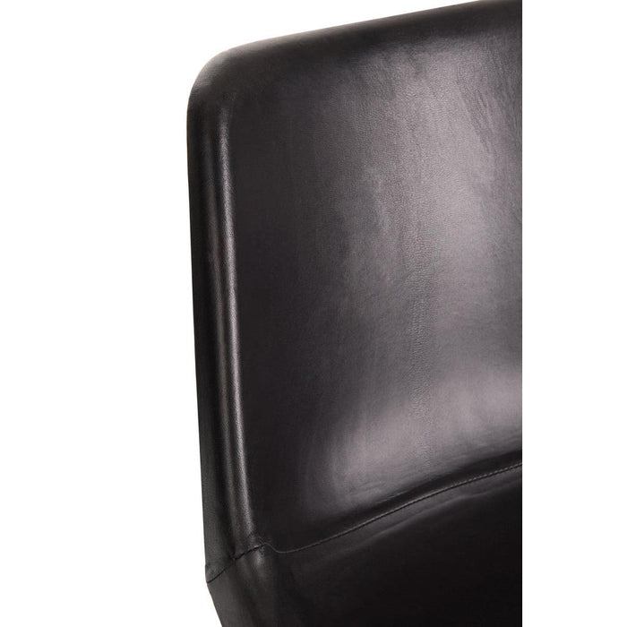 Eetkamerstoel Zwart Ijzer 49 cm-Eetkamerstoelen-J-Line