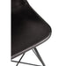 Eetkamerstoel Zwart Ijzer 49 cm-Eetkamerstoelen-J-Line