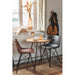Eetkamerstoel Zwart Ijzer 49 cm-Eetkamerstoelen-J-Line