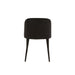 Eetkamerstoel Zwart Metaal 51 cm 51x58x80 cm-Eetkamerstoelen-J-Line