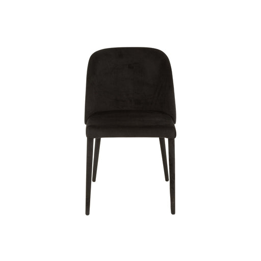 Eetkamerstoel Zwart Metaal 51 cm-Eetkamerstoelen-J-Line