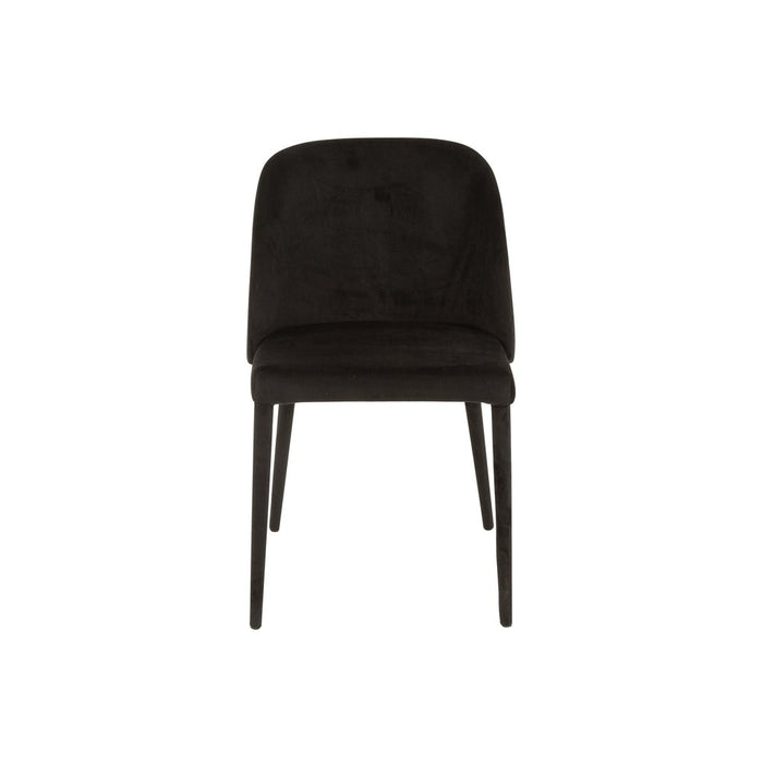 Eetkamerstoel Zwart Metaal 51 cm-Eetkamerstoelen-J-Line