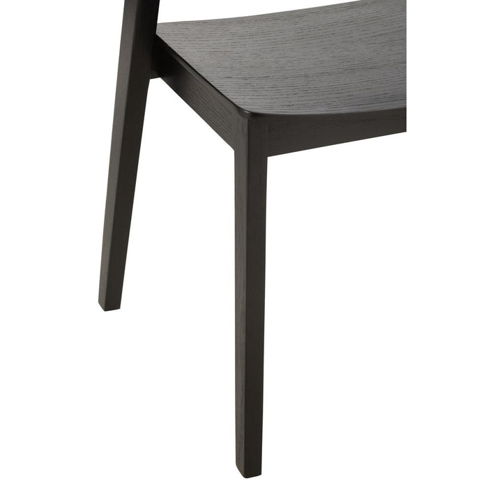 Eetkamerstoel Zwart Multiplex 52 cm-Eetkamerstoelen-J-Line
