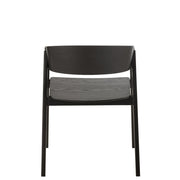 Eetkamerstoel Zwart Multiplex 53 cm 52.8x57.1x76.8 cm-Eetkamerstoelen-J-Line