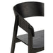 Eetkamerstoel Zwart Multiplex 53 cm-Eetkamerstoelen-J-Line