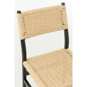 Eetkamerstoel Zwart Paper 50 cm 50x46x87 cm-Eetkamerstoelen-J-Line