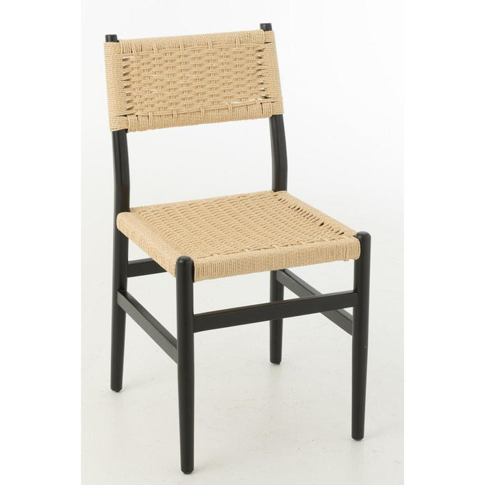 Eetkamerstoel Zwart Paper 50 cm-Eetkamerstoelen-J-Line