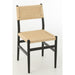 Eetkamerstoel Zwart Paper 50 cm-Eetkamerstoelen-J-Line