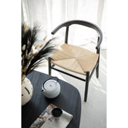 Eetkamerstoel Zwart Paper 56 cm 56x52x76 cm-Eetkamerstoelen-J-Line