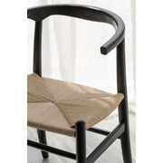 Eetkamerstoel Zwart Paper 56 cm 56x52x76 cm-Eetkamerstoelen-J-Line