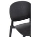 Eetkamerstoel Zwart Polyester 40 cm 40x53x82 cm-Eetkamerstoelen-J-Line