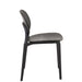 Eetkamerstoel Zwart Polyester 40 cm 40x53x82 cm-Eetkamerstoelen-J-Line
