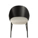 Eetkamerstoel Zwart Polyester 54 cm 54.2x53.5x74.6 cm-Eetkamerstoelen-J-Line