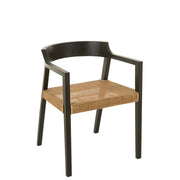 Eetkamerstoel Zwart Rotan 55 cm 55x55x71 cm-Eetkamerstoelen-J-Line