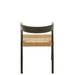 Eetkamerstoel Zwart Rotan 55 cm-Eetkamerstoelen-J-Line