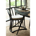 Eetkamerstoel Zwart Rotan 61 cm 61x60x70 cm-Kussens-J-Line